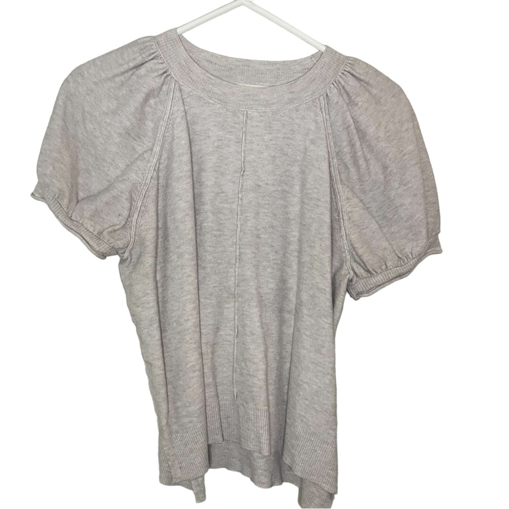 Universal Thread Goods size L Short Sleeve Summer Sweater in Creme Color